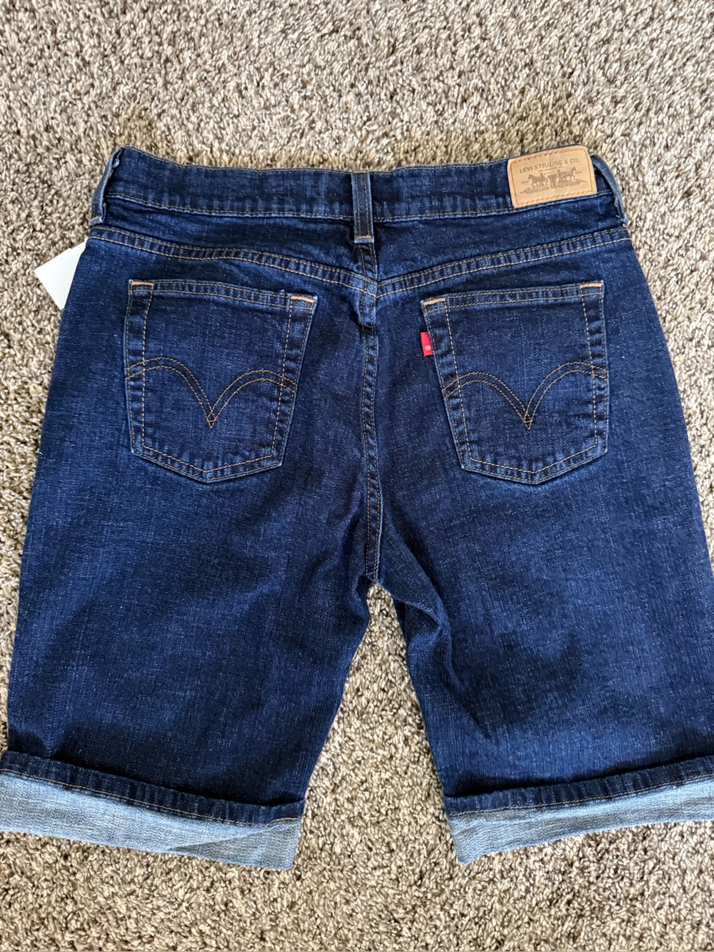 Levi's Indigo Blue 515 Jeans Waistband Detail